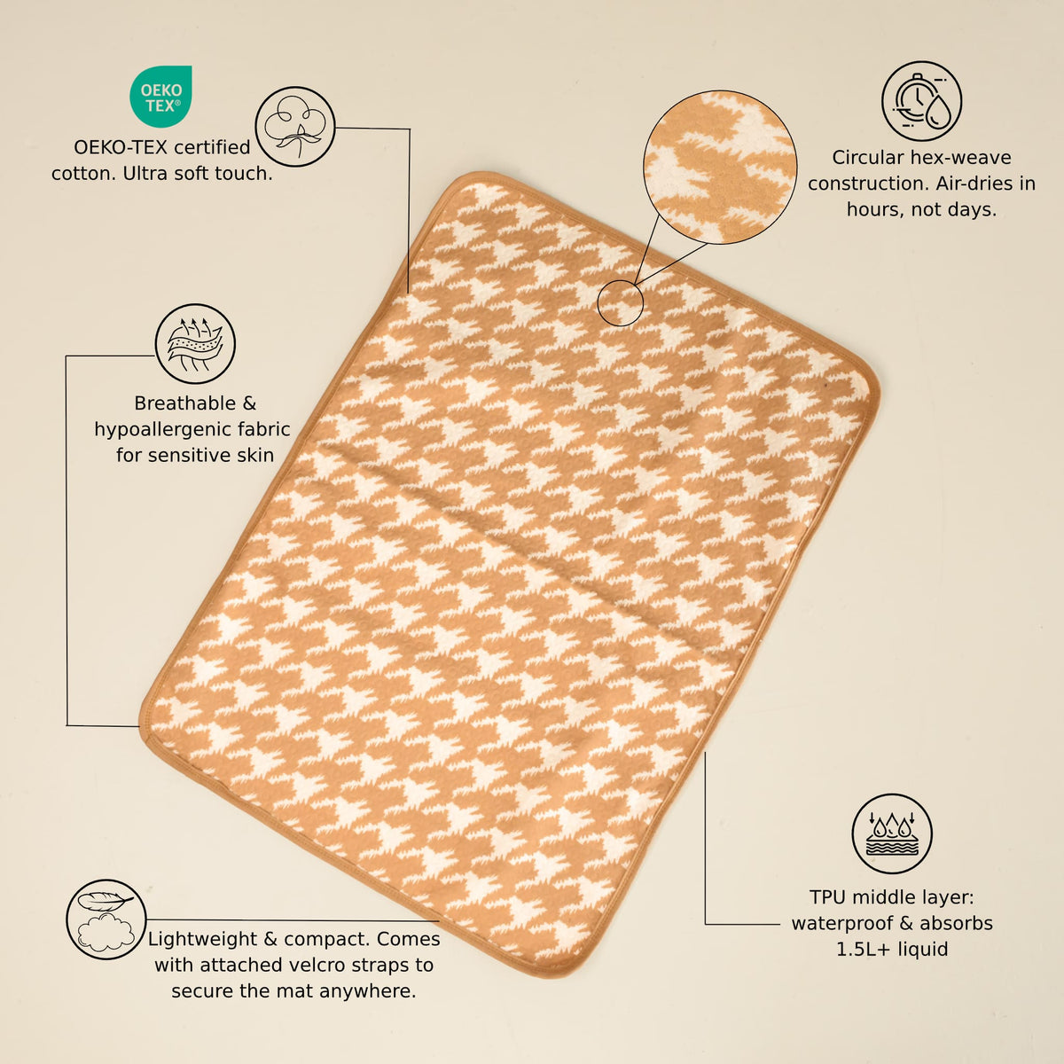 Golden-Hour Tazzy Mat